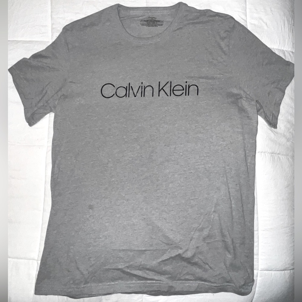 Calvin Klein Gray Slim Fitting T-Shirt